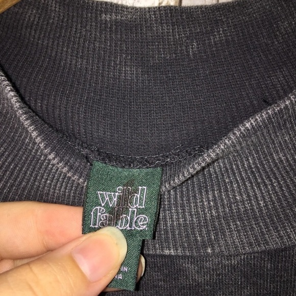 Wild Fable Black Sweatshirt Dress - Picture 5 of 5